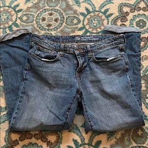 Gap boyfriend fit crop jean